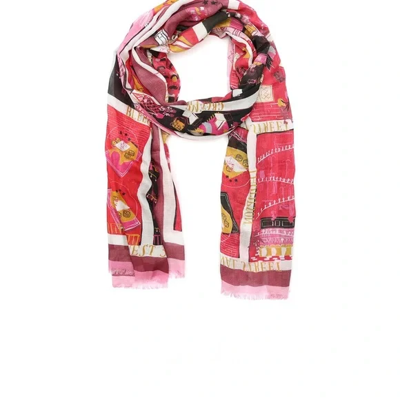 โ ๏ธ Kate Spade New York Women's Holiday Rooftops Oblong Scarf ๐โ ๏ธ - Picture 8 of 10